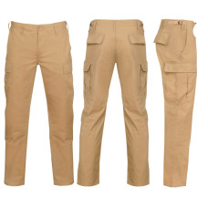 Штани польові Mil-Tec Teesar BDU Rip-Stop Slim Fit Khaki, Khaki, L