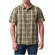 Сорочка тактична 5.11 Tactical Nate Short Sleeve Shirt (Sage Green Plaid)