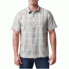 Сорочка тактична 5.11 Tactical Nate Short Sleeve Shirt (Titan Grey Plaid)