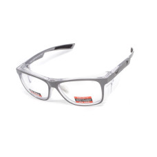 Окуляри під діоптрії Global Vision RX-T Сrystal Gray (rx-able) (clear), прозорий в двокольоровій оправі