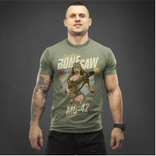SvaStone футболка Bone Saw Olive