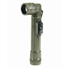 Тактичний світлодіодний ліхтар MIL-TEC LED Large Anglehead Flashlight Olive
