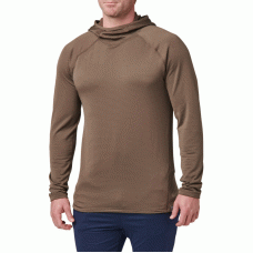 Термореглан 5.11 Tactical Stratos Long Sleeve Hoodie Major Brown