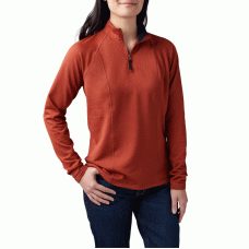 Термореглан женский 5.11 Tactical Women's Stratos 1/4 Zip Ox Blood