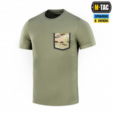 M-Tac футболка с карманом 93/7 Light Olive