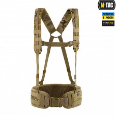 M-Tac пояс тактический с плечевыми ремнями Scout Multicam