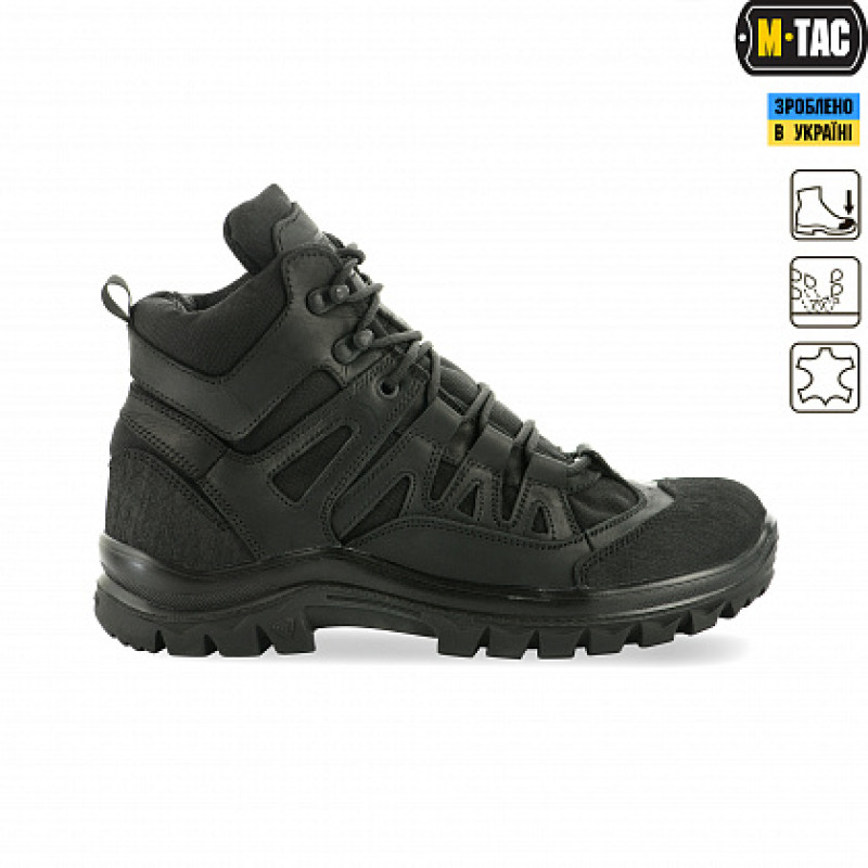 M-Tac ботинки полевые Mk.2 R Black