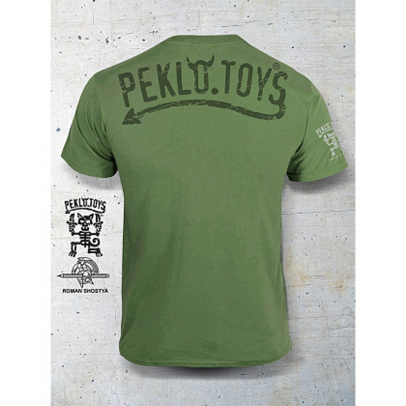 PEKLO.TOYS футболка Пекельна Лісапедистка Olive