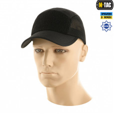 M-Tac бейсболка тактическая 5-панельная с сеткой Special Line Black