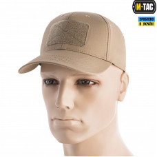 M-Tac бейсболка тактическая Elite Flex рип-стоп Khaki