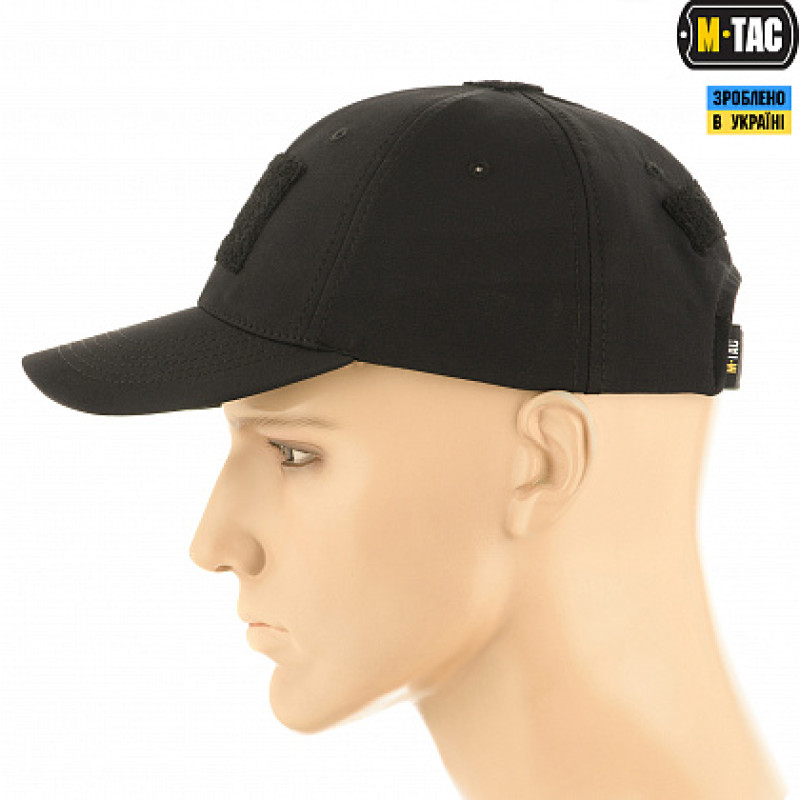 M-Tac бейсболка тактическая Flex Lightweight Black