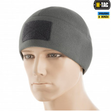 M-Tac шапка Watch Cap Elite флис (270г/м2) с липучкой Grey