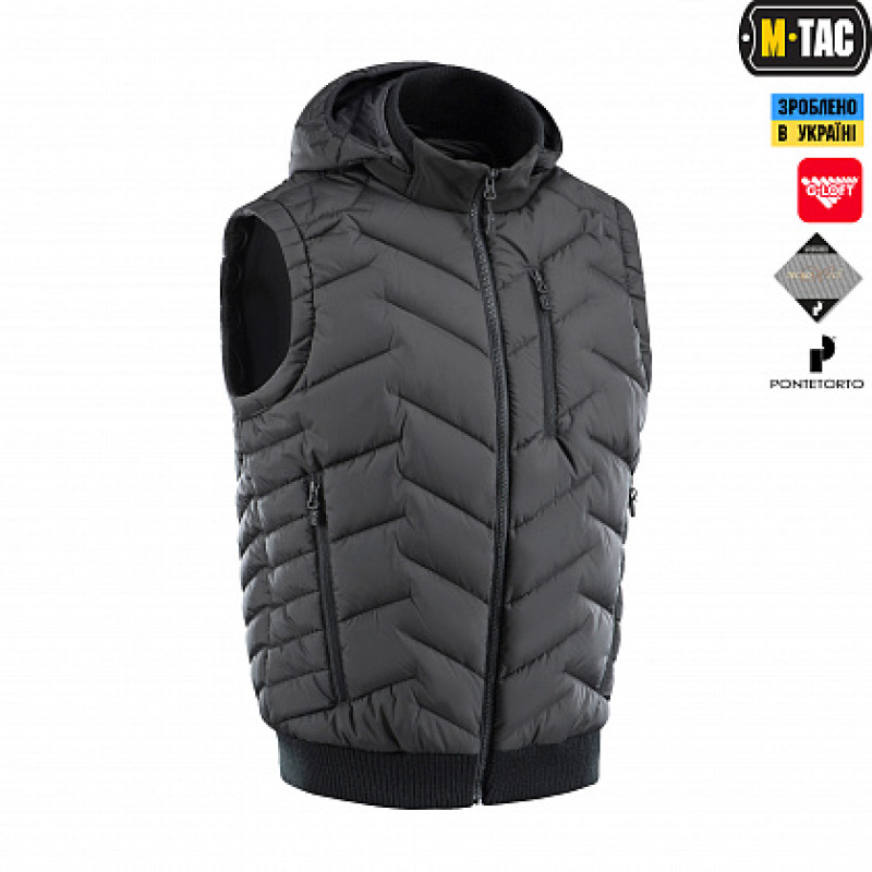 M-Tac куртка-жилет Konung Black/Grey