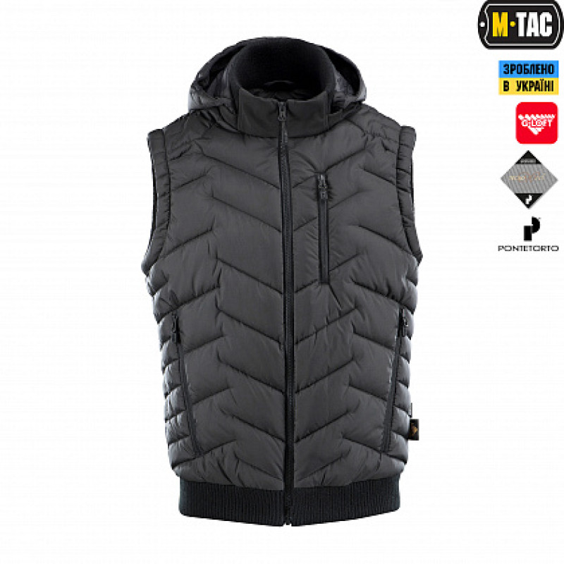 M-Tac куртка-жилет Konung Black/Grey