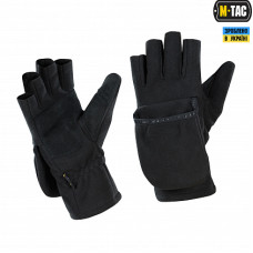 M-Tac перчатки беспалые с клапаном Windblock 295 Black