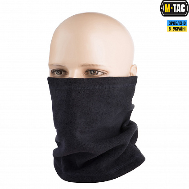 M-Tac шарф-труба Elite короткий с затяжкой флис (270г/м2) Dark Navy Blue