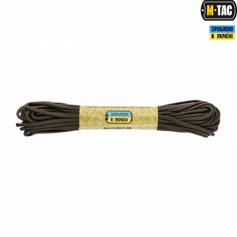 M-Tac паракорд 550 type III Black/Chocolate Stairs 15м