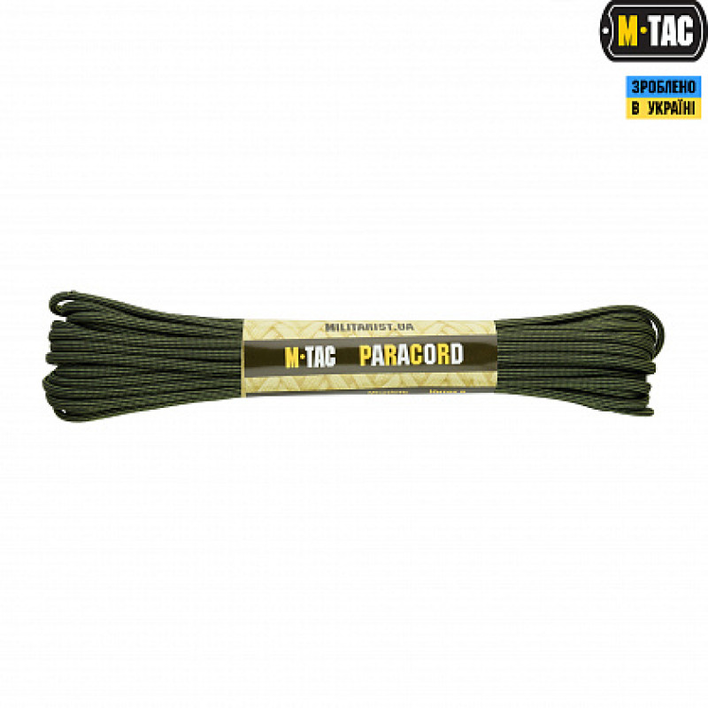 M-Tac паракорд 550 type III Green Snake 15м