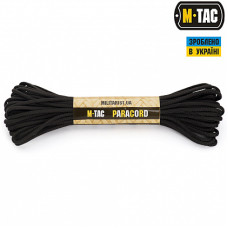 M-Tac паракорд 550 type III Black 15м
