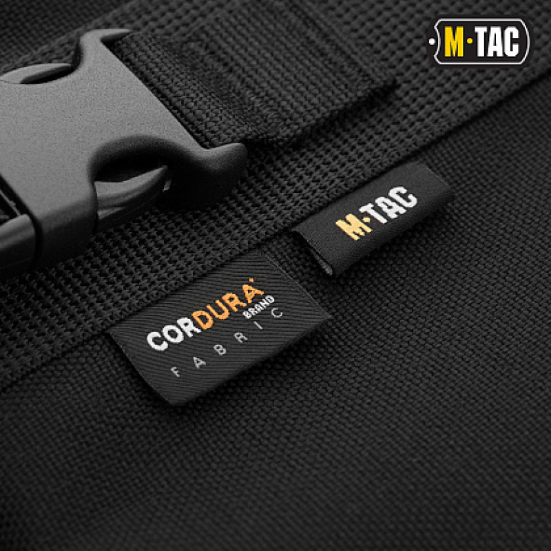 M-Tac чохол для зброї Elite 100 см. (2 відділення) з лямками Black