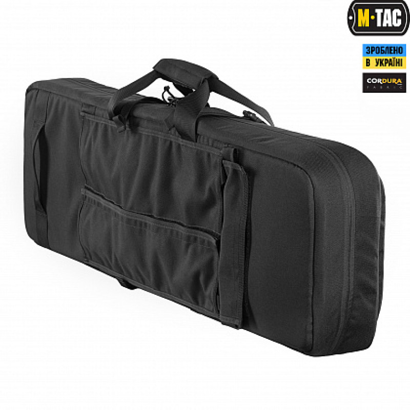 M-Tac чохол для зброї Elite 100 см. (2 відділення) з лямками Black
