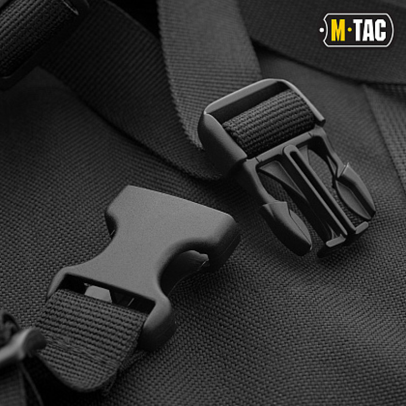 M-Tac чохол для зброї Elite 100 см. (2 відділення) з лямками Black