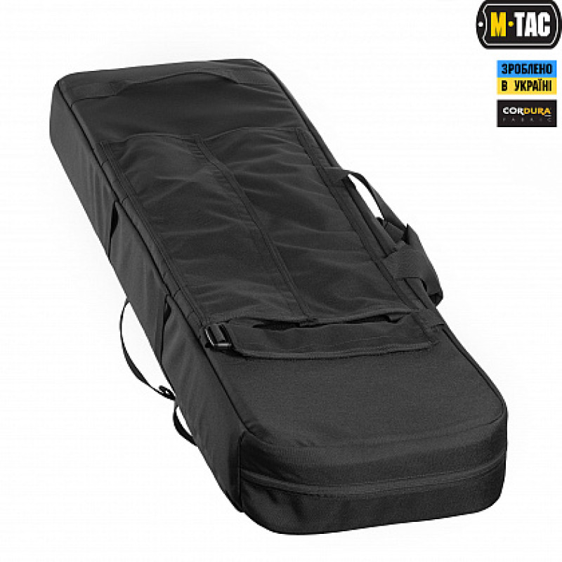 M-Tac чохол для зброї Elite 100 см. (2 відділення) з лямками Black