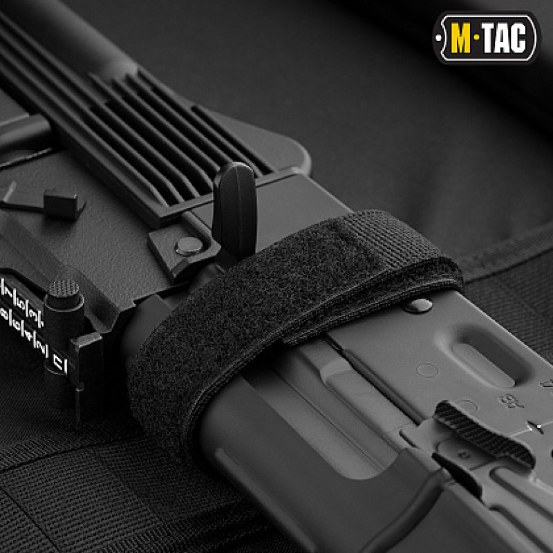 M-Tac чохол для зброї Elite 100 см. (2 відділення) з лямками Black
