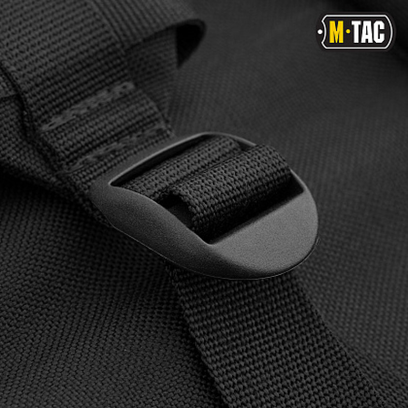 M-Tac чохол для зброї Elite 100 см. (2 відділення) з лямками Black