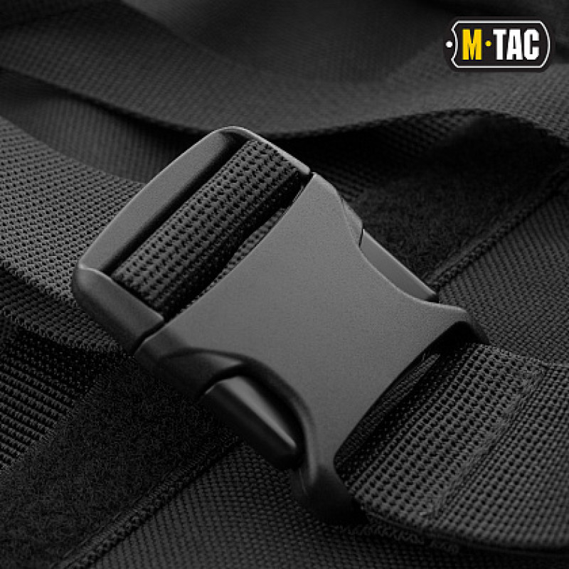 M-Tac чохол для зброї Elite 100 см. (2 відділення) з лямками Black