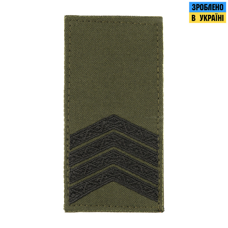 M-Tac погонів МО Старший сержант (4 лички) на липучці олива