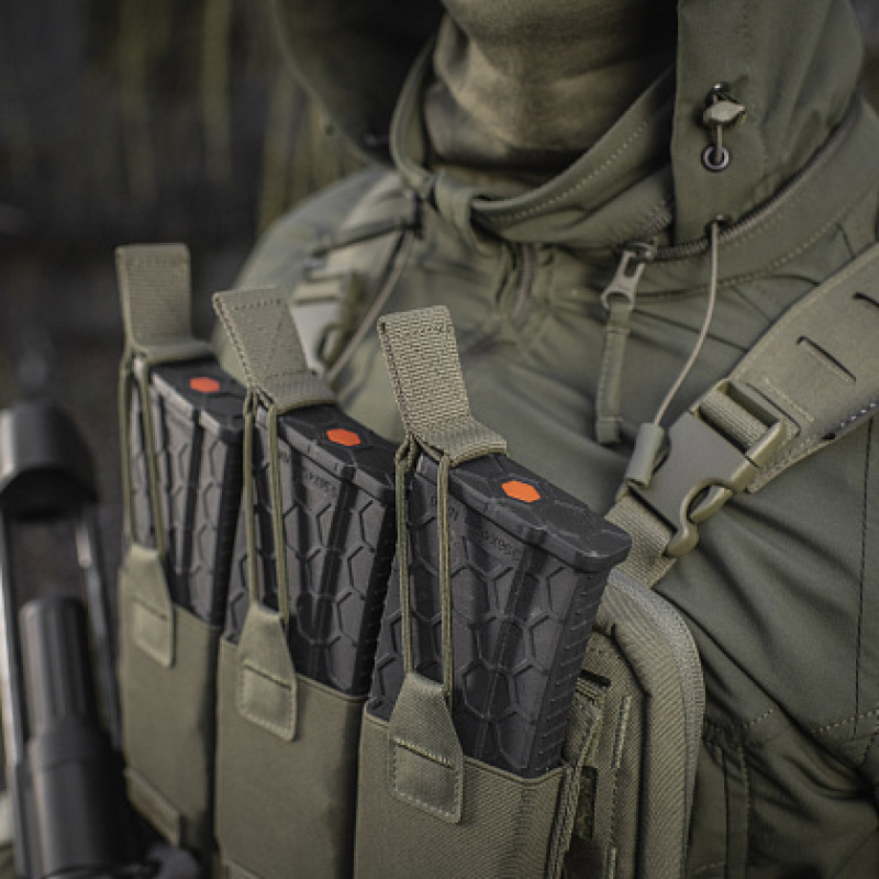 M-Tac підсумок еластичний на 3 магазини Elite Ranger Green