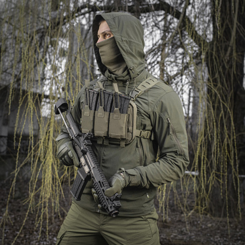 M-Tac підсумок еластичний на 3 магазини Elite Ranger Green