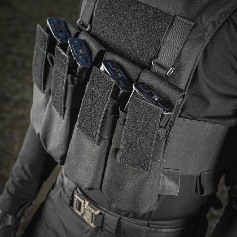 M-Tac подсумок для АК закрытый двойной Black