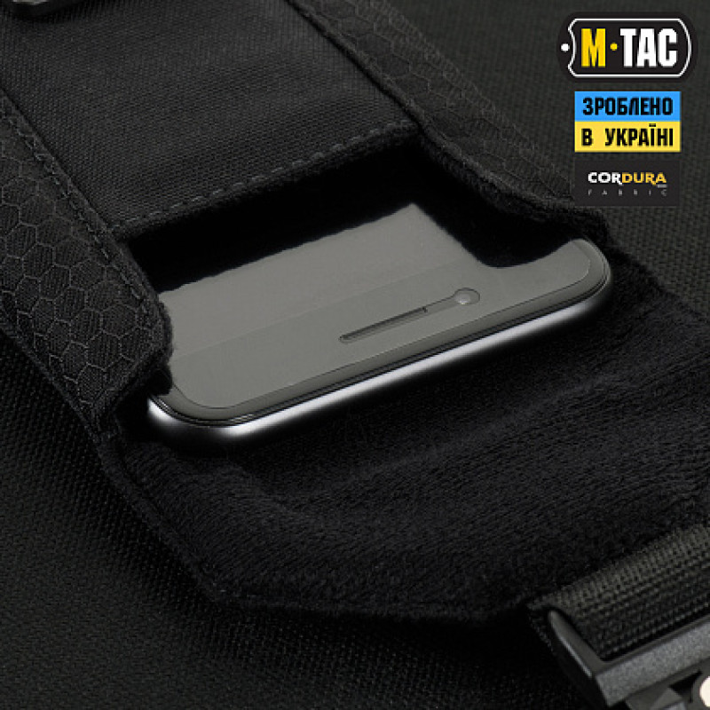 M-Tac подсумок для смартфона Elite Medium Hex Black