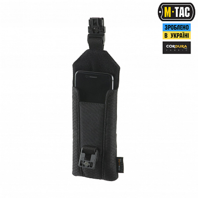 M-Tac подсумок для смартфона Elite Medium Hex Black