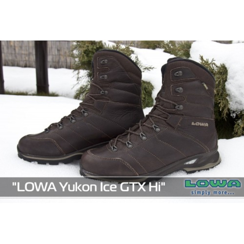 Черевики зимові LOWA Yukon Ice GTX Hi, Dark Brown