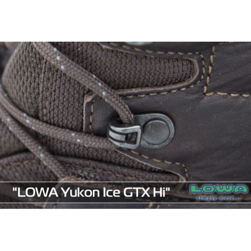 Черевики зимові LOWA Yukon Ice GTX Hi, Dark Brown