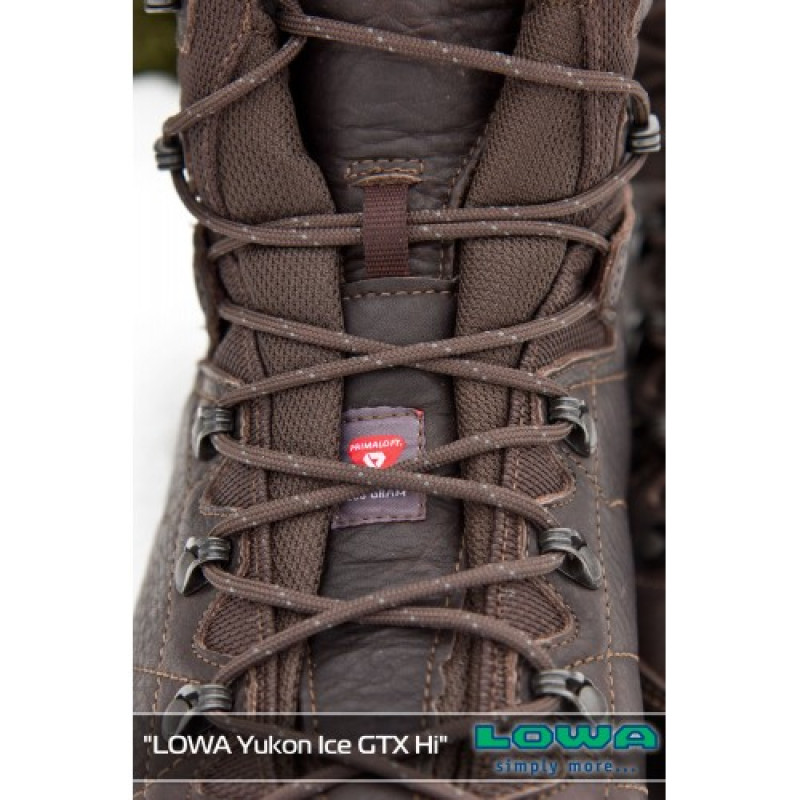 Черевики зимові LOWA Yukon Ice GTX Hi, Dark Brown