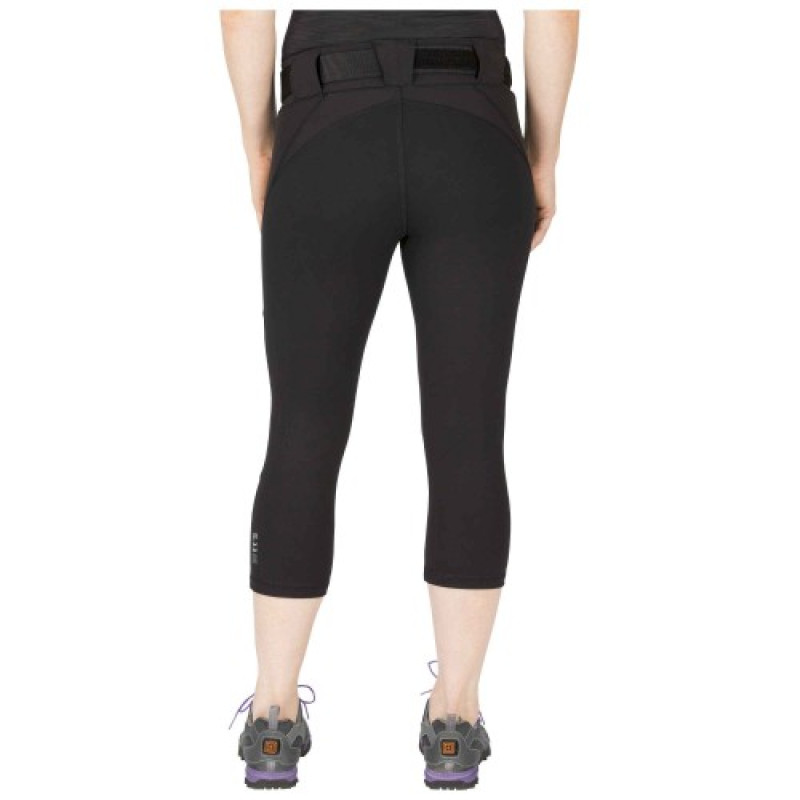 Штани тактичні жіночі 5.11 Women`s Raven Range Capri, Black арт. 64408-019