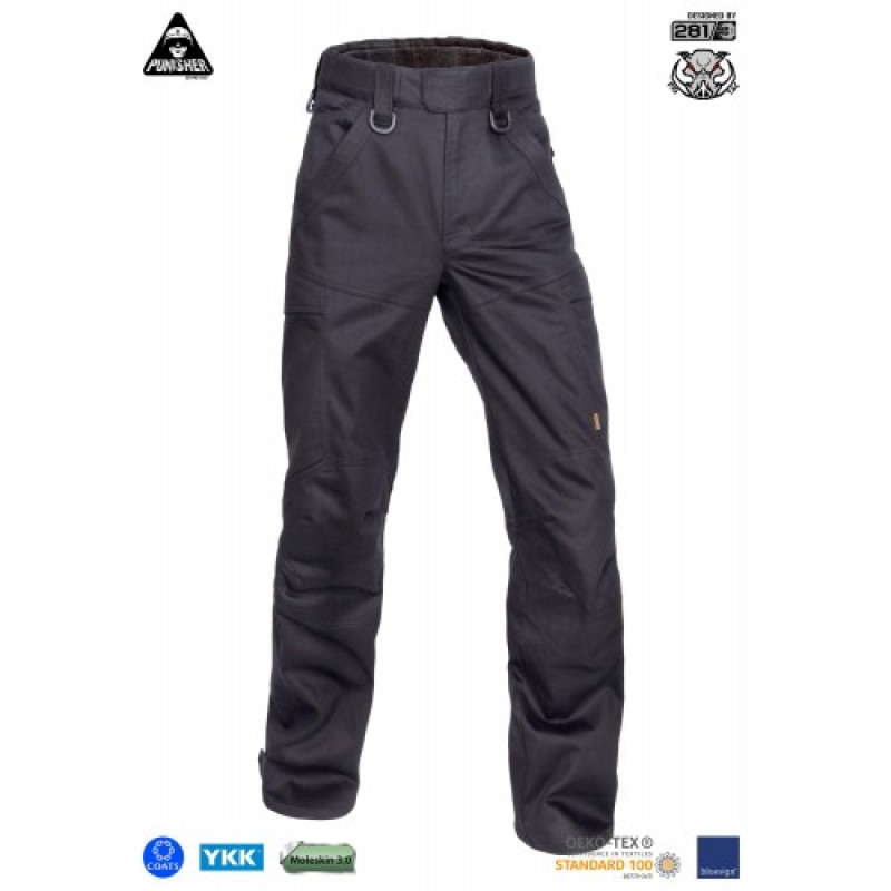 Штани польові PCP - LW (Punisher Combat Pants-Light Weight) - Moleskin 2.0., Combat Black