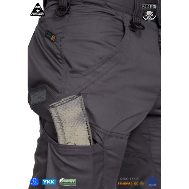 Брюки полевые PCP - LW (Punisher Combat Pants-Light Weight) - Moleskin 2.0., Graphite
