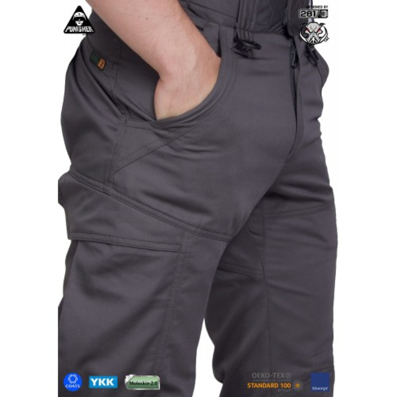Брюки полевые PCP - LW (Punisher Combat Pants-Light Weight) - Moleskin 2.0., Graphite