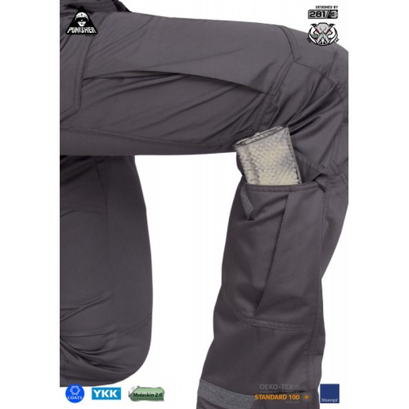 Брюки полевые PCP - LW (Punisher Combat Pants-Light Weight) - Moleskin 2.0., Graphite