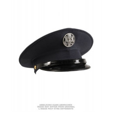 Фуражка американская лётная DARK BLUE VISOR HAT US AF TYPE W.INSIGNIA LIKE NEW, Dark Navy
