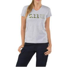 Футболка жіноча 5.11 URBAN ASSAULT T-SHIRT - WOMEN'S, Heather Grey