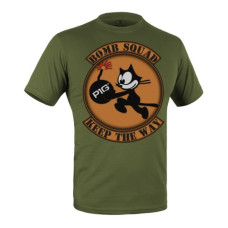 Футболка c рисунком Bomb Squad, Olive Drab