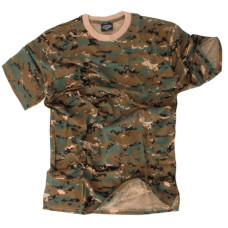 Футболка камуфляжная, Digital woodland (MARPAT)