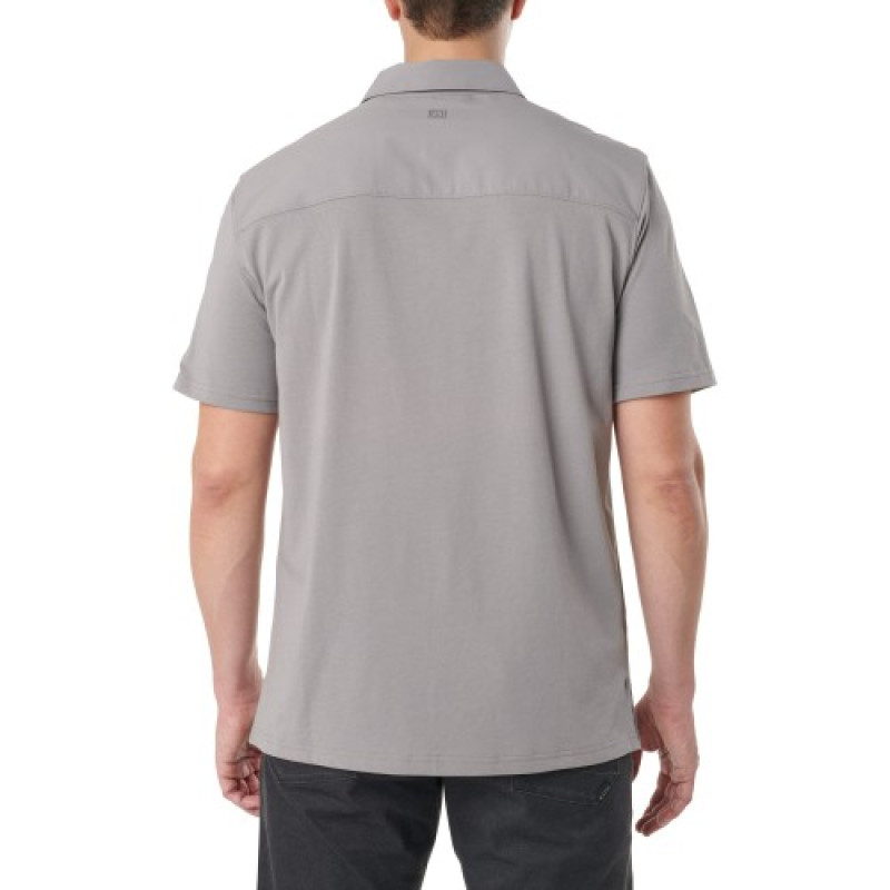 Футболка поло тактична з коротким рукавом 5.11 AXIS SHORT SLEEVE POLO, Lunar
