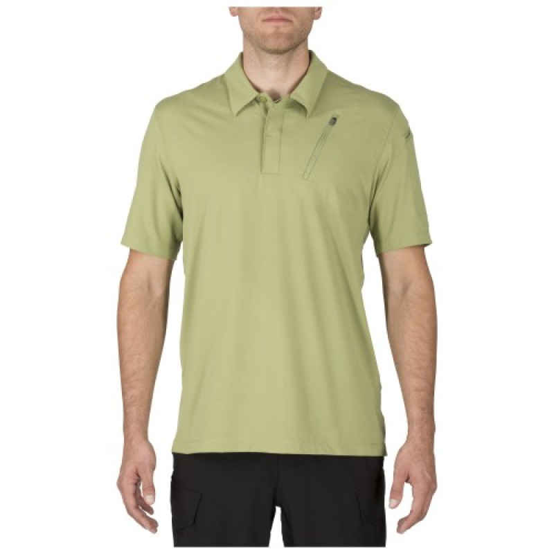 Футболка Поло тактична з коротким рукавом 5.11 ODYSSEY POLO - SHORT SLEEVE, Mosstone